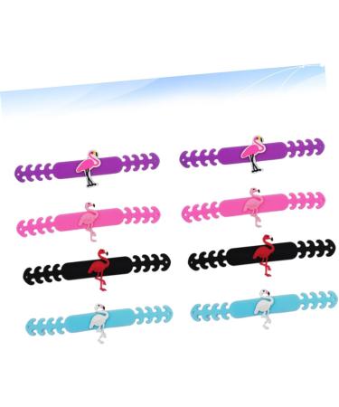 Healeved 24 Pieces Flamingo Anti-Strangle PVC Band Masks with Ear Buckles & Adjustment Hooks - Earth Tones Lip Gloss Included | International Shipping - Buy Online on GoSupps.com