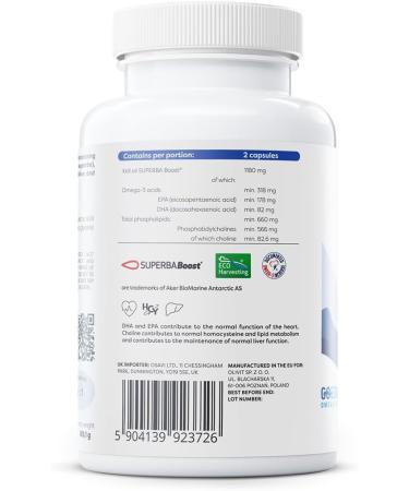 Osavi Super Krill Oil 1180mg - 120 Softgels | Premium Omega-3 Supplement - Buy Online on GoSupps.com