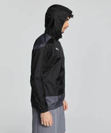 PUMA Men s teamGOAL 23 Training Rain Jacket - Black-Asphalt | Buy Now for Ultimate Performance & Comfort - Buy Online on GoSupps.com