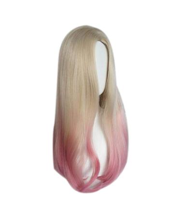 Buy Long Gold Brazilian Straight Wig for Women | Curly Hair Styles for Party & 50s-80s Looks - International Shipping Available - Buy Online on GoSupps.com