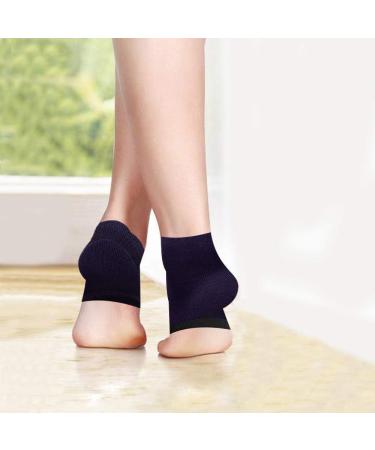 Buy 4 Pairs of Moisturizing Heel Socks - Sourceton Open Toe & Toless Cooling Gel Heel Repair Socks for Women | International Shipping - Buy Online on GoSupps.com
