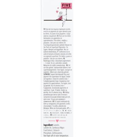 Dr.Lipp Superfood Tint 4-In-ONE Lip Gloss Tint Cheek Blush Eye Gloss 3-Pack 100% Natural 8ml - Buy Online on GoSupps.com