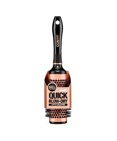 Conair Copper Collection Quick Blow-Dry Small Round Hair Brush - Perfect for Effortless Styling - Buy Online on GoSupps.com