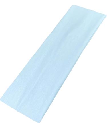 Mytoptrendz 8cm Wide Headband Plain Stretchy Fabric Kylie Hair Bands Girls Women Soft Head Bands for Yoga Gym Sports Beandau Hair Wrap (Light blue) - Buy Online on GoSupps.com