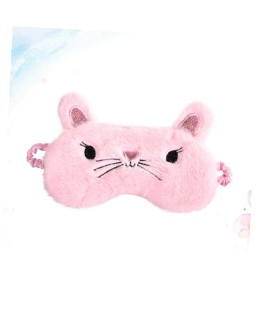 FRCOLOR Pink Eye Cover Sleep Mask - Night Blindfold for Kids & Adults - Comfortable Eye Shade for Better Sleep - Buy Online on GoSupps.com