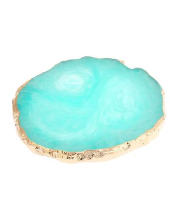 Nail Art Palette - Dekaim Resin Stone Color Dish for Manicure & DIY Nail Design (Green) - International Shipping Available - Buy Online on GoSupps.com