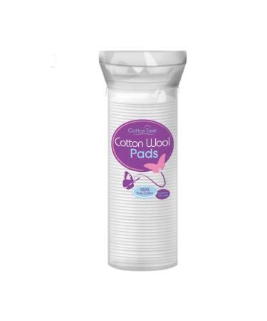 Cotton Tree 100% Pure Cotton Round Cotton Wool Pads 80 Count - Buy Online on GoSupps.com