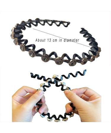 LadayPoa Pearl Floral Hairbands 4pcs - Vintage Flower Beaded Hair Accessories for Women and Girls - Buy Online on GoSupps.com