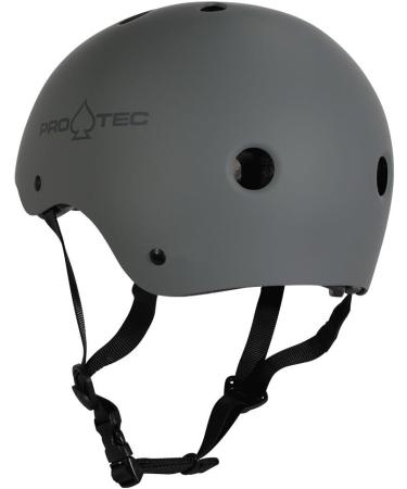 Pro-Tec Classic Skate Helmet - Matte Grey (Large) | Ultimate Head Protection - Buy Online on GoSupps.com