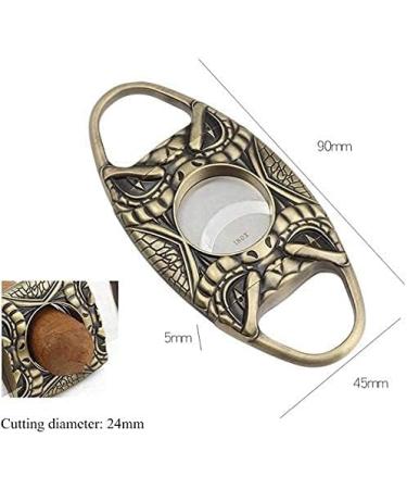 KANDUO Premium Cigar Cutter - Portable Cigar Cutters Double Bladed Stainless Steel Cigar Cutter Stainless Steel Cigar Cutter Perfect for Used by Cigar Lovers (Color : Gold) - Buy Online on GoSupps.com
