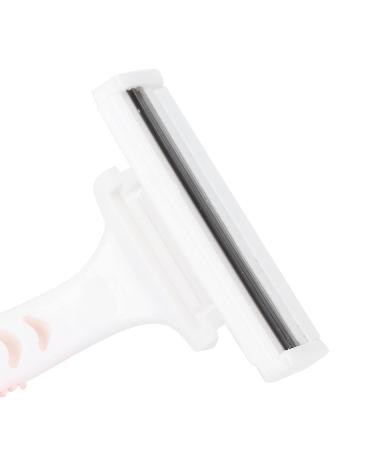 Portable Women's Stainless Steel Razor Cutter - Safe Manual Shaving Tool in Pink for Effortless Hair Removal - Buy Online on GoSupps.com