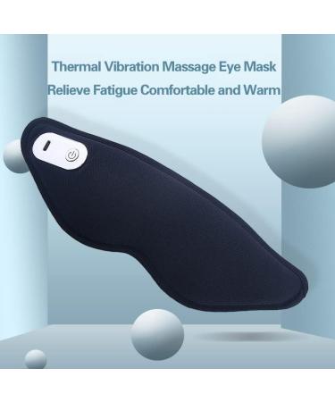 Heated Massage Eye Mask | USB Rechargeable 45 Thermostat Eye Massager | Reduce Eye Fatigue & Dark Circles | Improve Sleep & Relax | Portable Eye Care Device - Buy Online on GoSupps.com