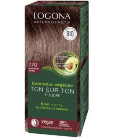Logona Herbal Hair Color Powder 060 Nut Brown 33312 - Buy Online on GoSupps.com