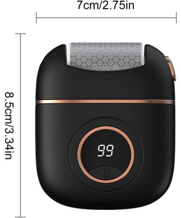 Electric Foot File - Callus Remover Skin Care Tool | Rechargeable Foot Care Device Waterproof Dead Skin Remover for Feet Advanced Exfoliate System - Buy Online on GoSupps.com