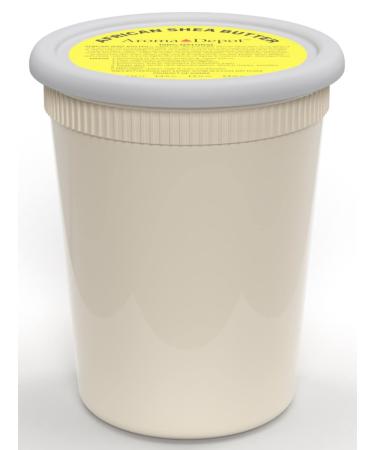 Raw African Shea Butter 32 oz Ivory / White Grade A 100% Pure Natural Unrefined Fresh Moisturizing, Ideal for Dry and Cracked Skin. Can be use in Body, Hair and Face 2 lb.