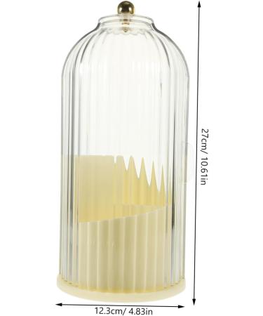 PRETYZOOM Makeup Brush Cosmetic Brush Holders Eyeliners Makeup Holder Brush Case To Rotate Dressing Table - Buy Online on GoSupps.com