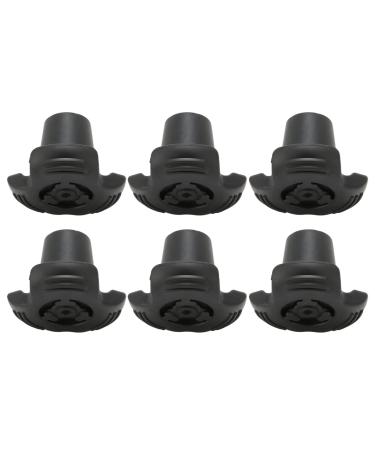 Crutches Foot Covers Waterproof Walking Stick Tips 6 Pieces Multipurpose for Crutches