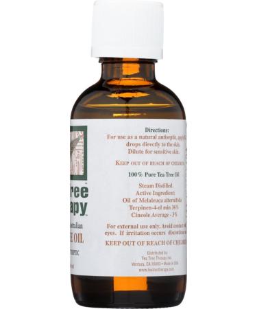 Buy 100% Pure Australian Tea Tree Oil - Tea Tree Therapy 2 Oz | International Shipping Available - Buy Online on GoSupps.com