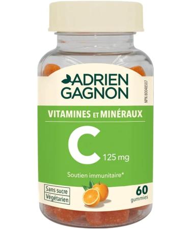 Adrien Gagnon - Sugar Free Vitamin C Gummies 120mg - Orange flavor 60 count - Buy Online on GoSupps.com