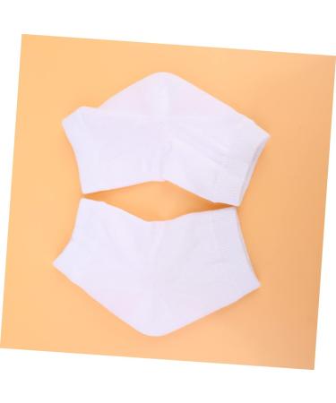 2 Pairs Gel Spa Socks Rough Calluses Socks Breathable Socks Overnight Moisture Socks Ankle Socks Foot Moisturizer Socks Heel Sleeves Protectors Women's Anti-Crack Heel Socks White - Buy Online on GoSupps.com