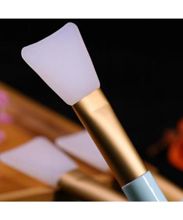 Beauty Makeup Tool Silicone Facial Mask Brush Hairless Face Makeup Applicator Mud Mask Brush DIY Mask Cosmetic Brush Blue - Buy Online on GoSupps.com