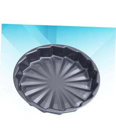 Zerodeko 1pc Carbon Steel Baking Pan Cake Mold Metal Id Tags Cake Baking Pan Flat Black Cake Pan Carbon Steel Cake Pan Household Baking Pan Bakeware Pan Nonstick Baking Mold Round Windmill - Buy Online on GoSupps.com