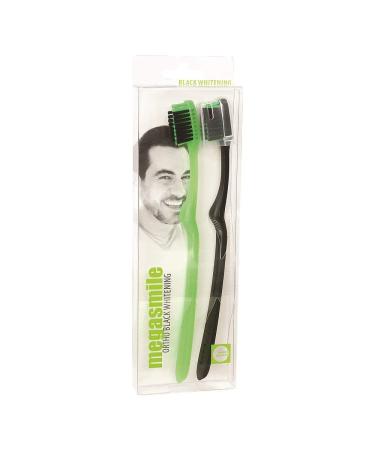 MEGASMILE black whitening toothbrush 2 pcs
