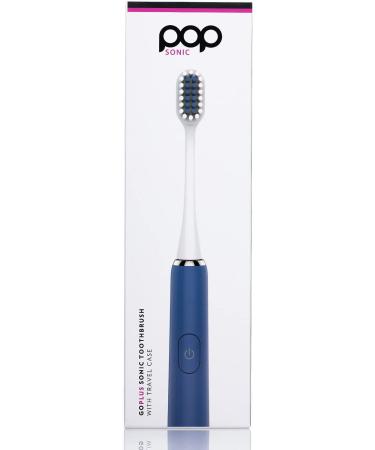 Pop Sonic Go Plus Sonic Toothbrush with Carrying Case - Brilliant Blue - Buy Online on GoSupps.com