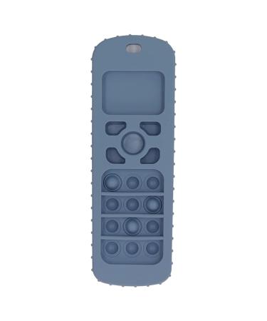 Soft Remote Control Shaped Teething Sensory Toy for Gum Relief - Dark Blue - Buy Online on GoSupps.com