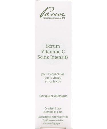 Pascoe Vitamin C Serum Intensive Care Made With Acerola Cherry To Promote Collagen Production to Protect & Strengthen Skin Gentle & Suitable For Oily Dry Combination Normal & Sensitive Skin Types 30 mL - Buy Online on GoSupps.com