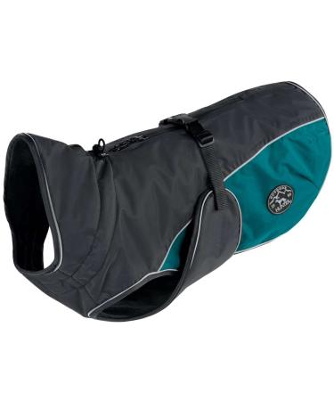 HUNTER UPPSALA COZY dog coat winter coat water-repellent reflective anthracite/petrol 40 - Buy Online on GoSupps.com