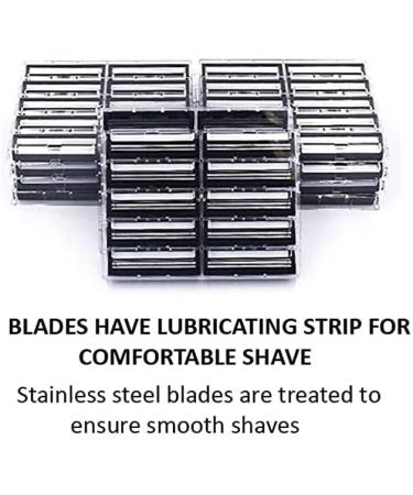 200 Taconic Shave Twin Blade Razor Refills - Compatible with Gillette Trac 2 Atra Vector Contour - International Shipping Available - Buy Online on GoSupps.com