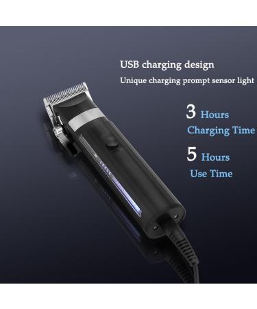 2 in 1 Electric Hair Clippers & Nose Hair Trimmer Set - Digital Display Men's Grooming Kit with Adjustable Cutter Head - Buy Online on GoSupps.com