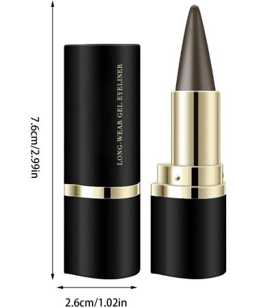  G n rique Natural Eyeliner Cream - Lip Lips Eyeliner | Lipstick Style Eyeliner | Lipstick Shaped Eyeliner | Waterproof Gel Eye Liner | Multifunctional Eye Makeup - Buy Online on GoSupps.com