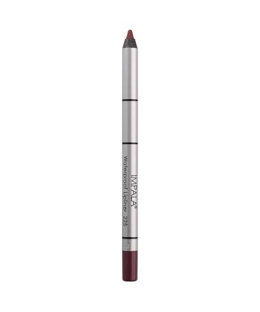 IMPALA | Creamy Waterproof Lip Pencil Dark Grape Color 225 | Permanent Lip Liner | Waterproof Lip Pencil | Long-lasting Lip Liner | Volumizing Effect 225 Black Grape - Buy Online on GoSupps.com