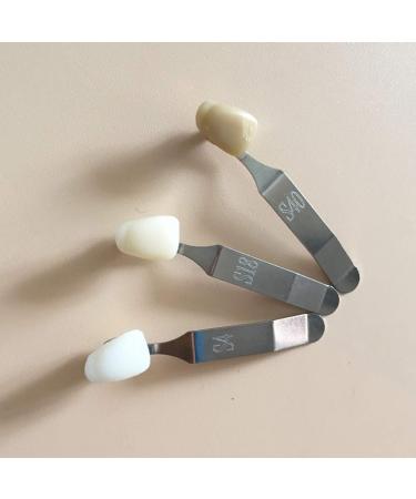 LMEIL Dental Bleaching Shade Guide - 1 Set R-20 Colors Oral Teeth Whitening with Mirror | Enhance Dental Health - Buy Online on GoSupps.com