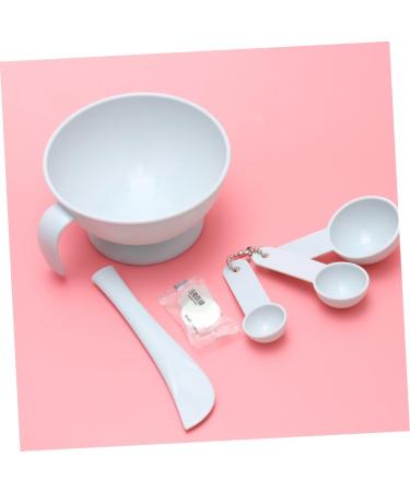 minkissy 1 Set Spatula Bowl Facial Stick Facial Spoon Measuring Spoons DIY Cosmetic Tool Kit DIY Facemask Kit Cosmetology Kit Facial Bowl Mix Brush 12X12cm Blue - Buy Online on GoSupps.com