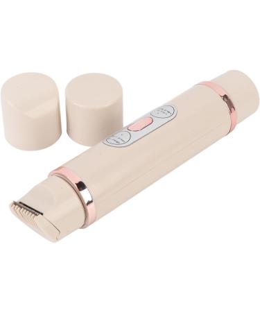 Naroote 2in1 Hair Clipper Double Head Easy to Clean Female Body Hair Trimmer for Legs Armpits Lips Bikini Hair BROWN - Buy Online on GoSupps.com