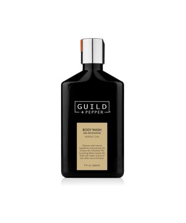 Gilchrist & Soames Guild + Pepper Body Wash and Shower Gel - 9oz - Natural  Essential Oils  All Skin Types  Zero Parabens  Sulfates  and Phthalates