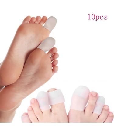 10PCS Silicone Toe Protectors - Soft Gel Toe Guards for Toe Protection and Cushioning - Buy Online on GoSupps.com