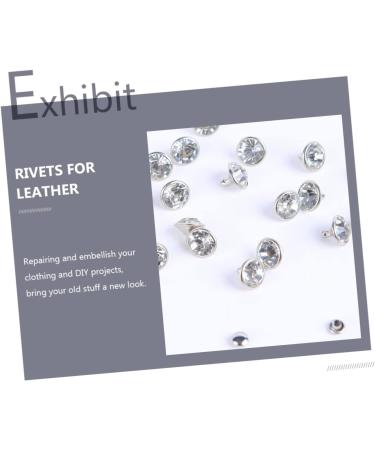 VILLCASE Scrapbook Accessories 1000 Sets Diamond Stud Rivets Silver Jacket Leather Stud Leather Crafts Repair Rivets Jeans Bags As Shownx5pcs 0.6X0.6X1CMx5pcs - Buy Online on GoSupps.com