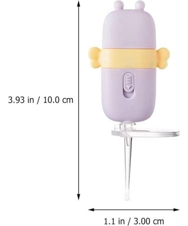 CCLAN Led Cartoon Baby Ear Cleaner Tool - Purple Ear Wax Removal Kit for Kids and Adults - 10x3x2cm - Buy Online on GoSupps.com