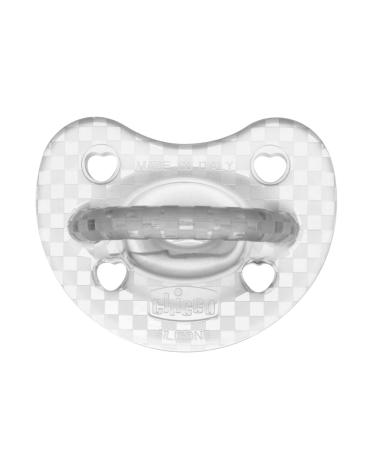 Chicco Physioforma Luxe Silicon Pacifier 16-36m - Gray-Orange 2 Pack | Soft Gentle Supports Healthy Mouth Development for Children - Buy Online on GoSupps.com