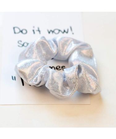 Cadania Women's Wide Stretch Thick Hair Rope - Metallic Glitter Ponytail Holder & Halloween Bracelet - Buy Online on GoSupps.com