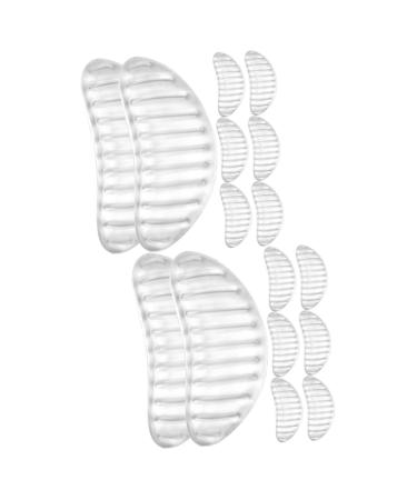 FOMIYES 8 Pairs Striped Arch Pads Shoe Inserts for Pad Holder Heel Inserts for Women Foot Arch Support Shoe Inserts Men Arch Support Feet Pads Gel Arch of Foot Heel Pad Man