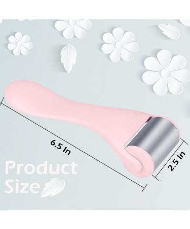 Stainless Steel Ice Roller for Face and Eye - Facial Massager for Puffiness, Migraine, Pain Relief and Minor Injuries - Pink - Buy Online on GoSupps.com