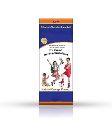 Multivitamin Syrup for Children Upto 12 Years with Vitamins Minerals for Overall Growth Health & Immunity Maintain Daily Energy |200Ml - Buy Online on GoSupps.com