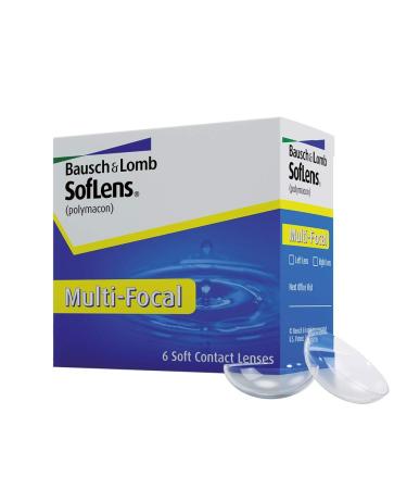 Bausch + Lomb SofLens Multifocal monthly lenses progressive contact lenses soft 6 pieces / BC 8.5 mm / DIA 14.5 / +2.25 diopters
