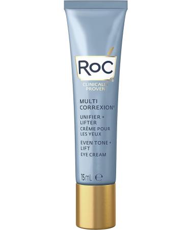 RoC Multi Correxion Even Tone + Lift Eye Cream Brightening & Dark Circle Solution Anti Aging Eye Formula Reduces Fine Lines & Wrinkles - 15 ml - Buy Online on GoSupps.com