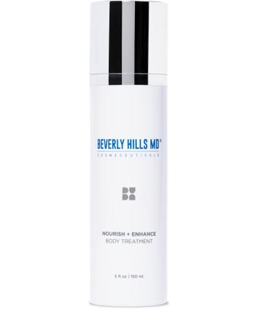 Nourish + Enhance Body Treatment- Hyaluronic Acid Plumping Serum for Tightening Skin & Smoothing Wrinkles- For Neck Chest Legs Hands- Visibly Combat Signs of Aging w/Niacinamide